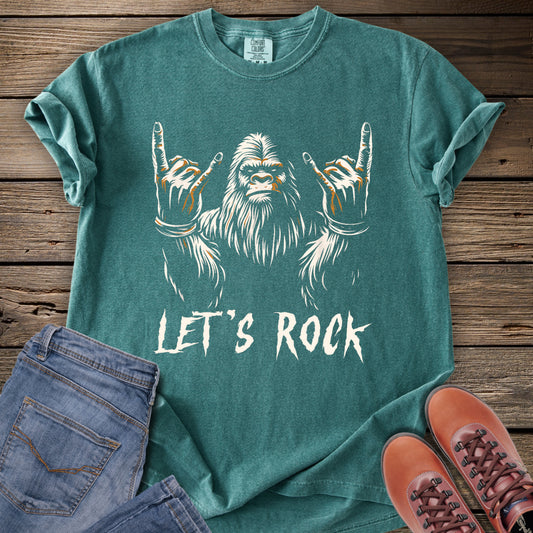 Bigfoot Let’s Rock T-Shirt