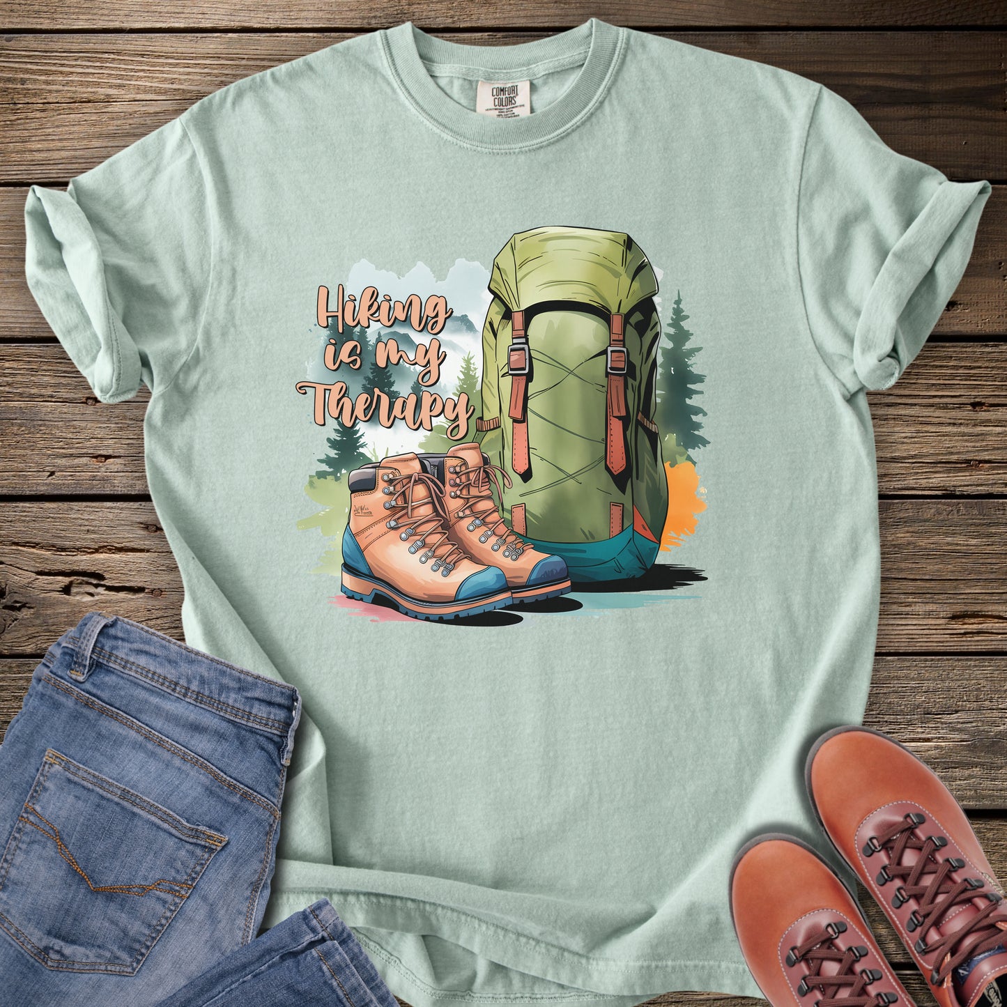 Hiking Is My Therapy T-Shirt