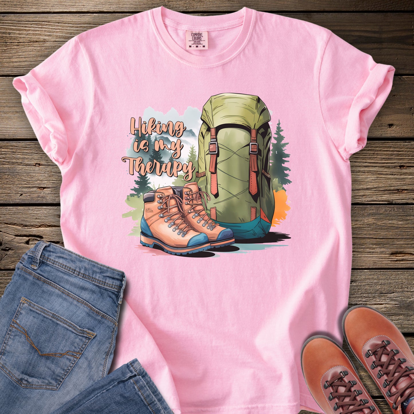 Hiking Is My Therapy T-Shirt