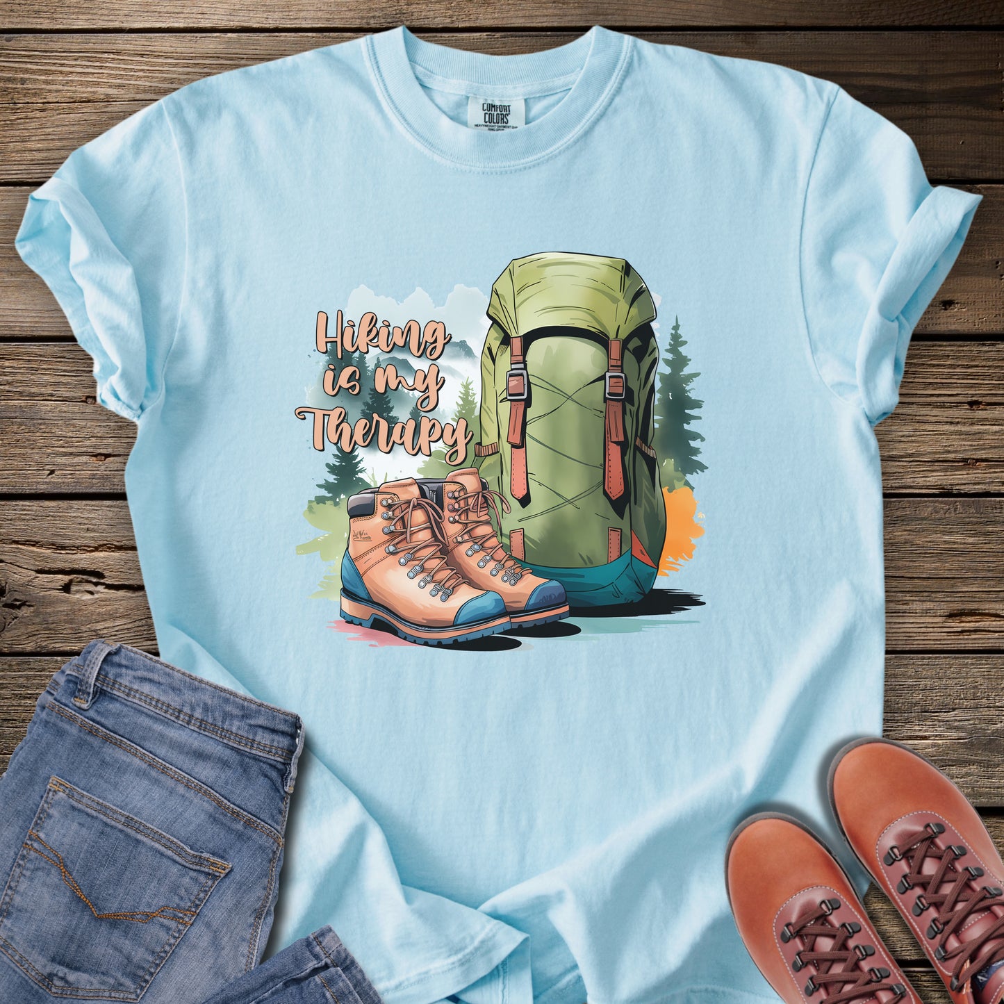 Hiking Is My Therapy T-Shirt