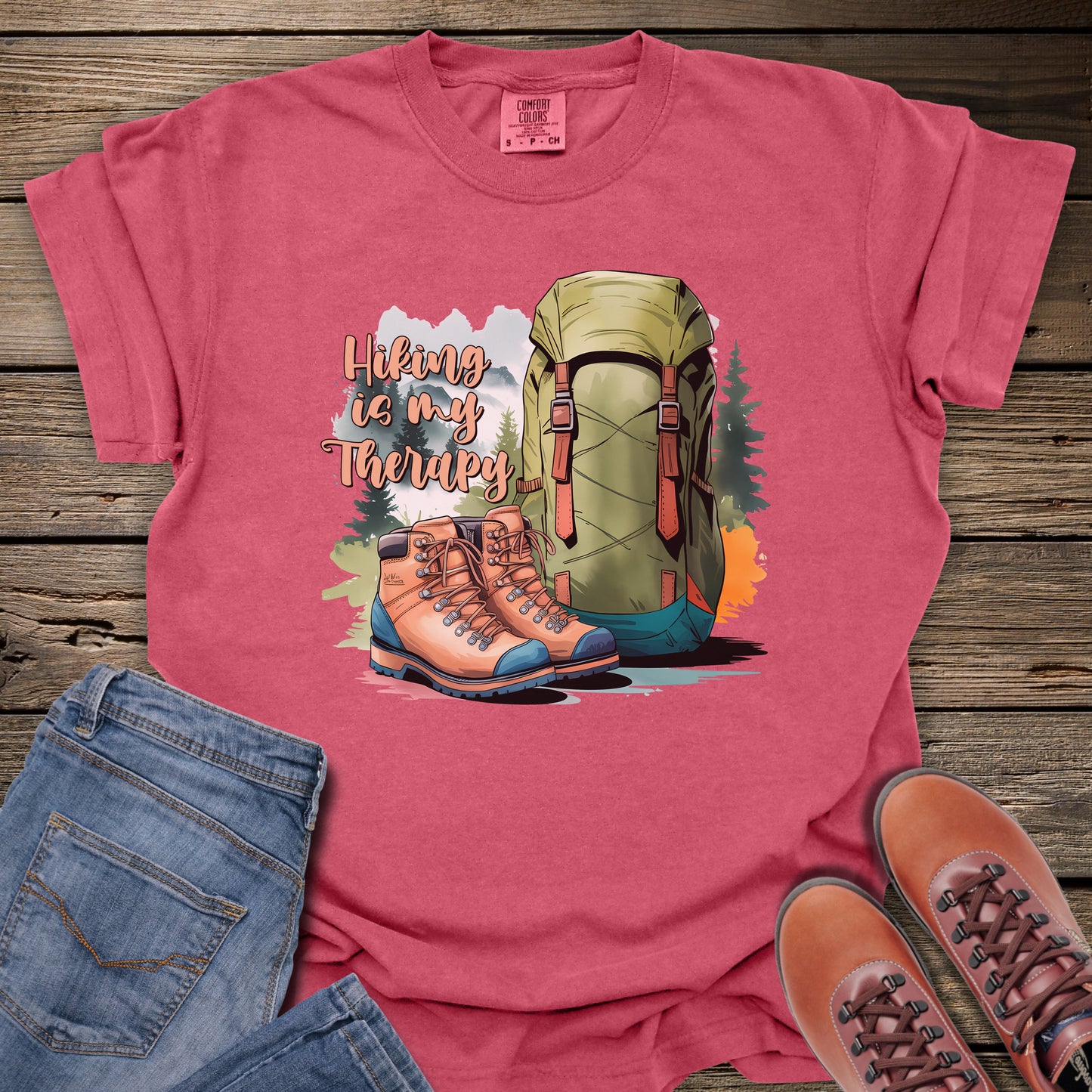 Hiking Is My Therapy T-Shirt