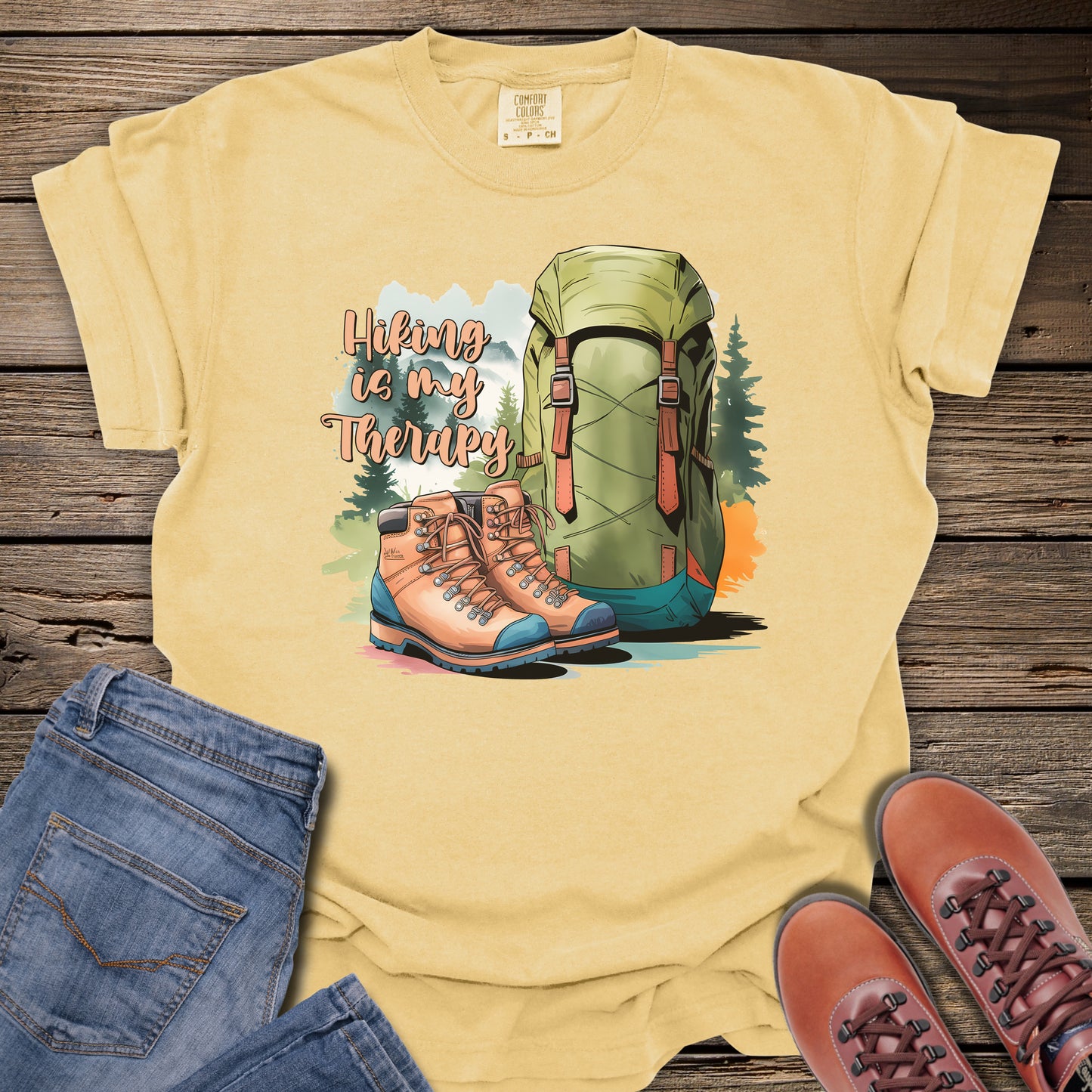 Hiking Is My Therapy T-Shirt