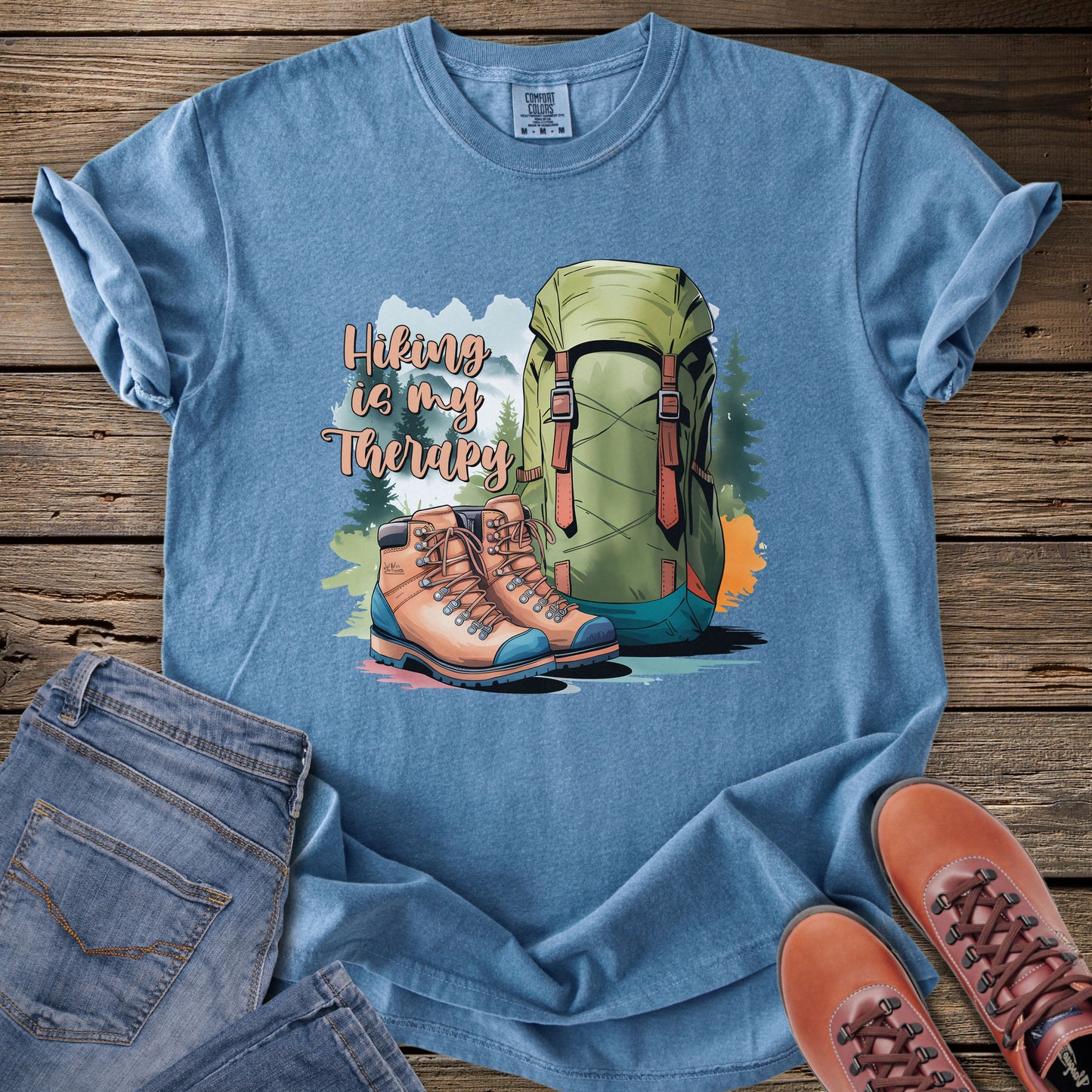 Hiking Is My Therapy T-Shirt