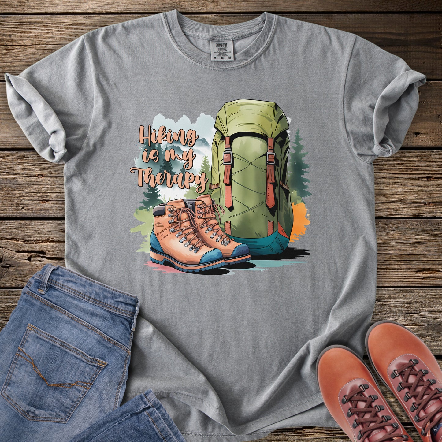 Hiking Is My Therapy T-Shirt