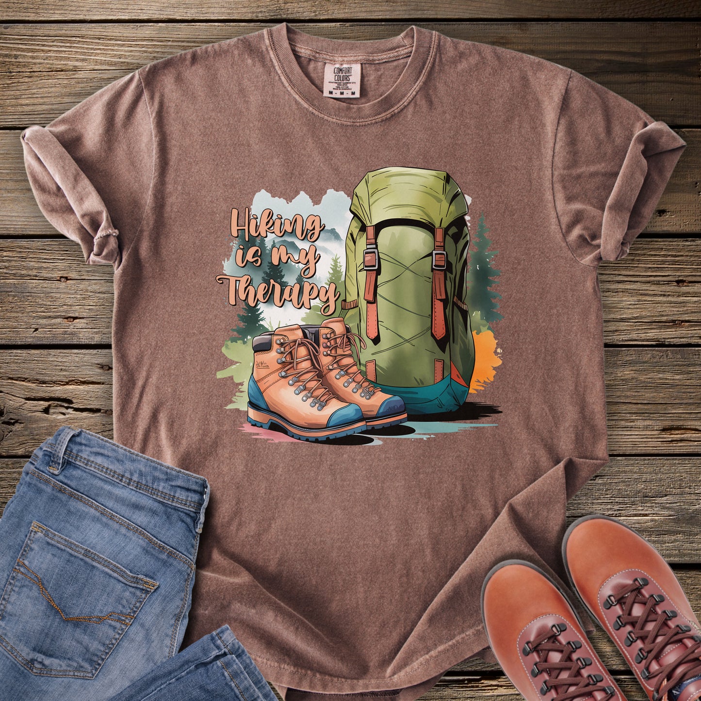 Hiking Is My Therapy T-Shirt