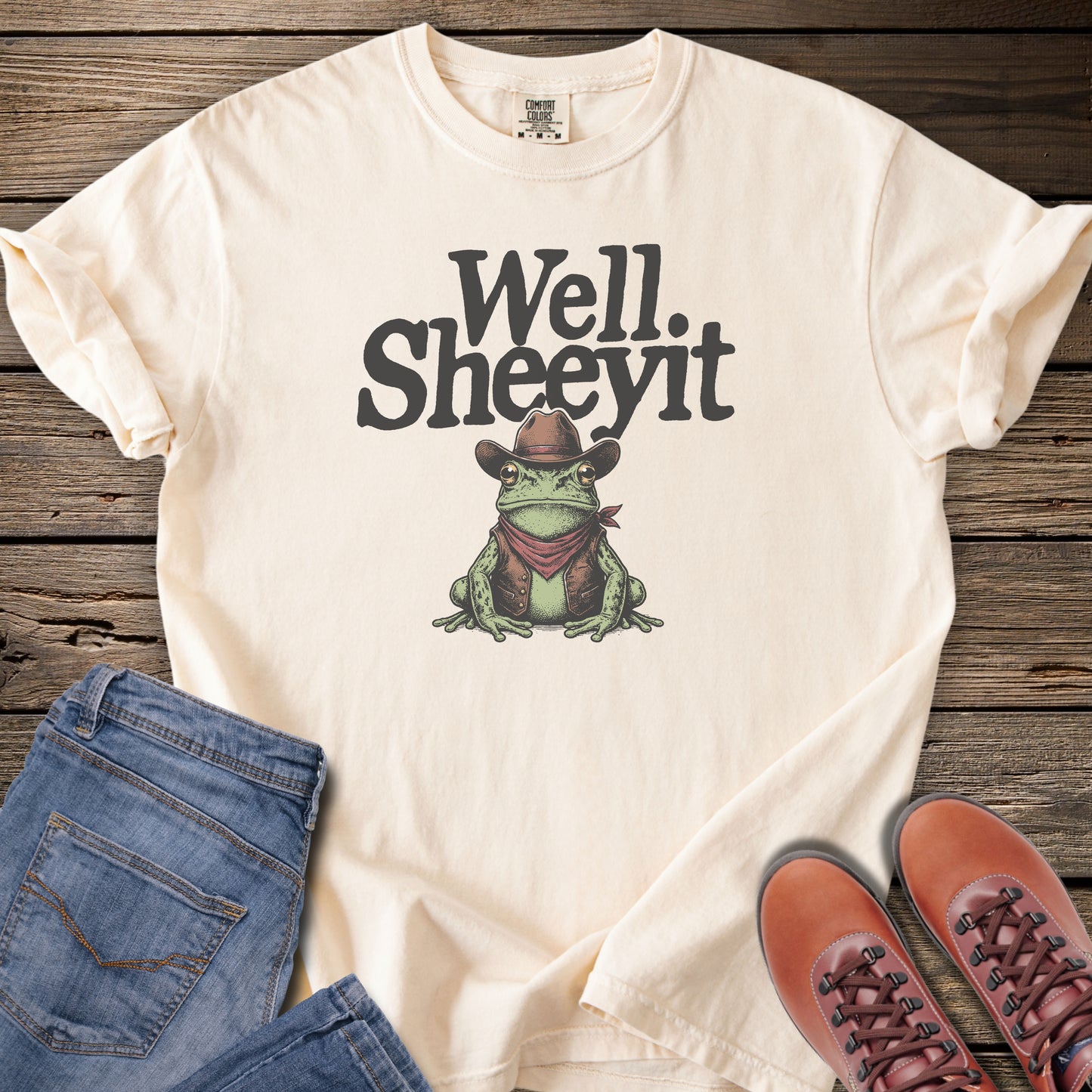 Well, Sheeyit Frog T-Shirt