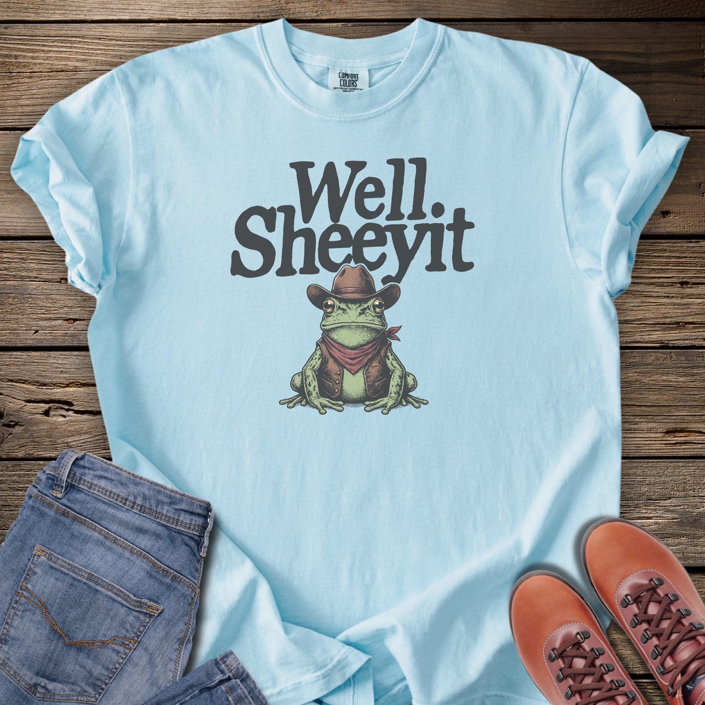 Well, Sheeyit Frog T-Shirt