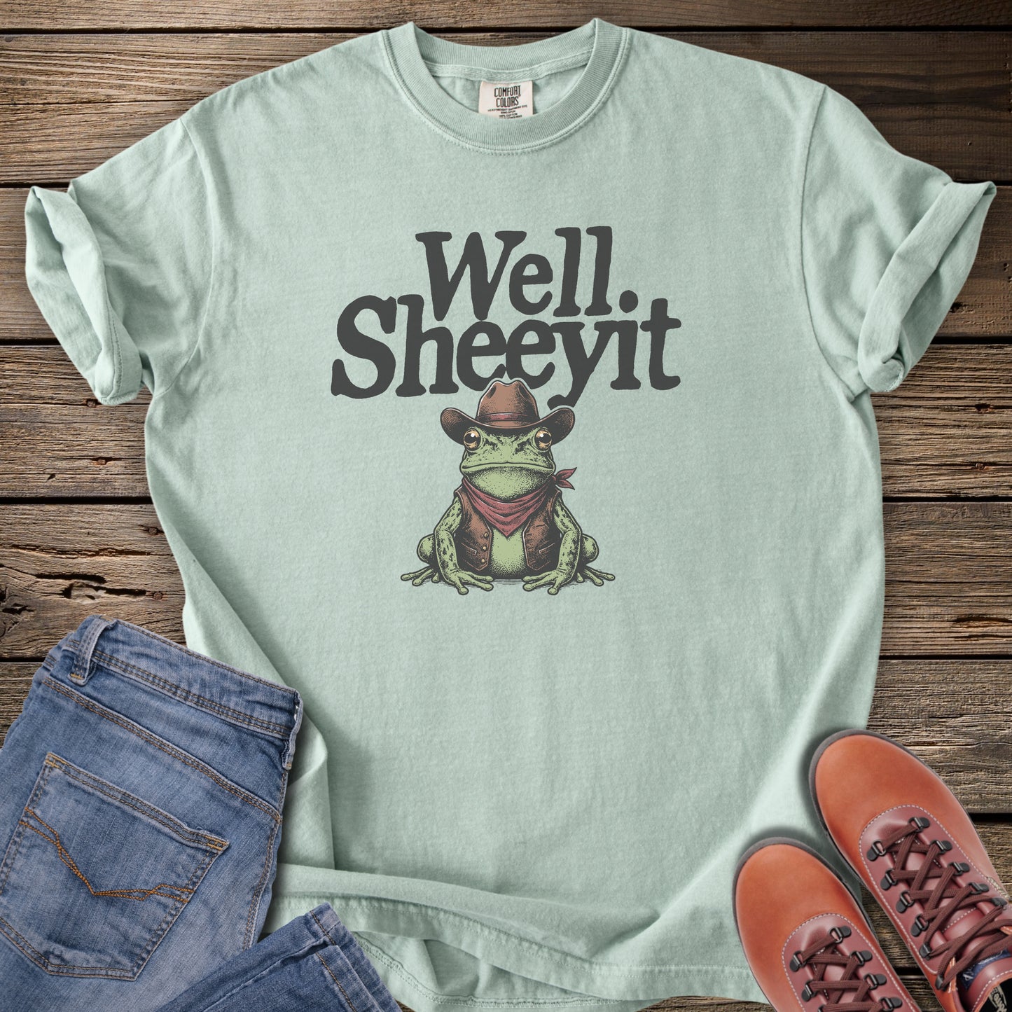 Well, Sheeyit Frog T-Shirt
