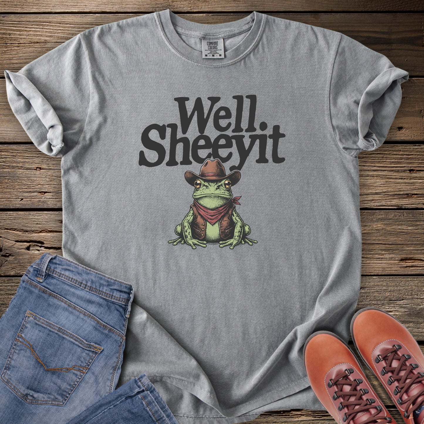 Well, Sheeyit Frog T-Shirt