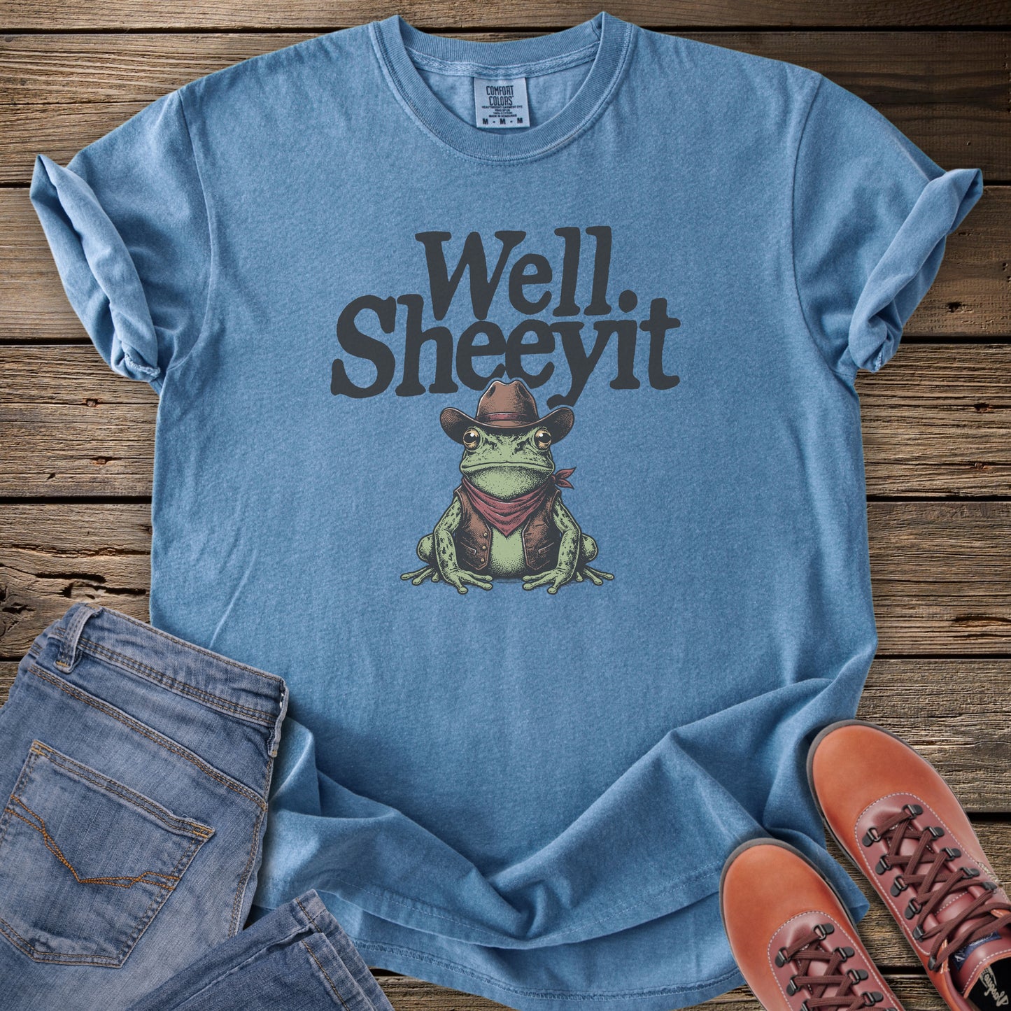 Well, Sheeyit Frog T-Shirt