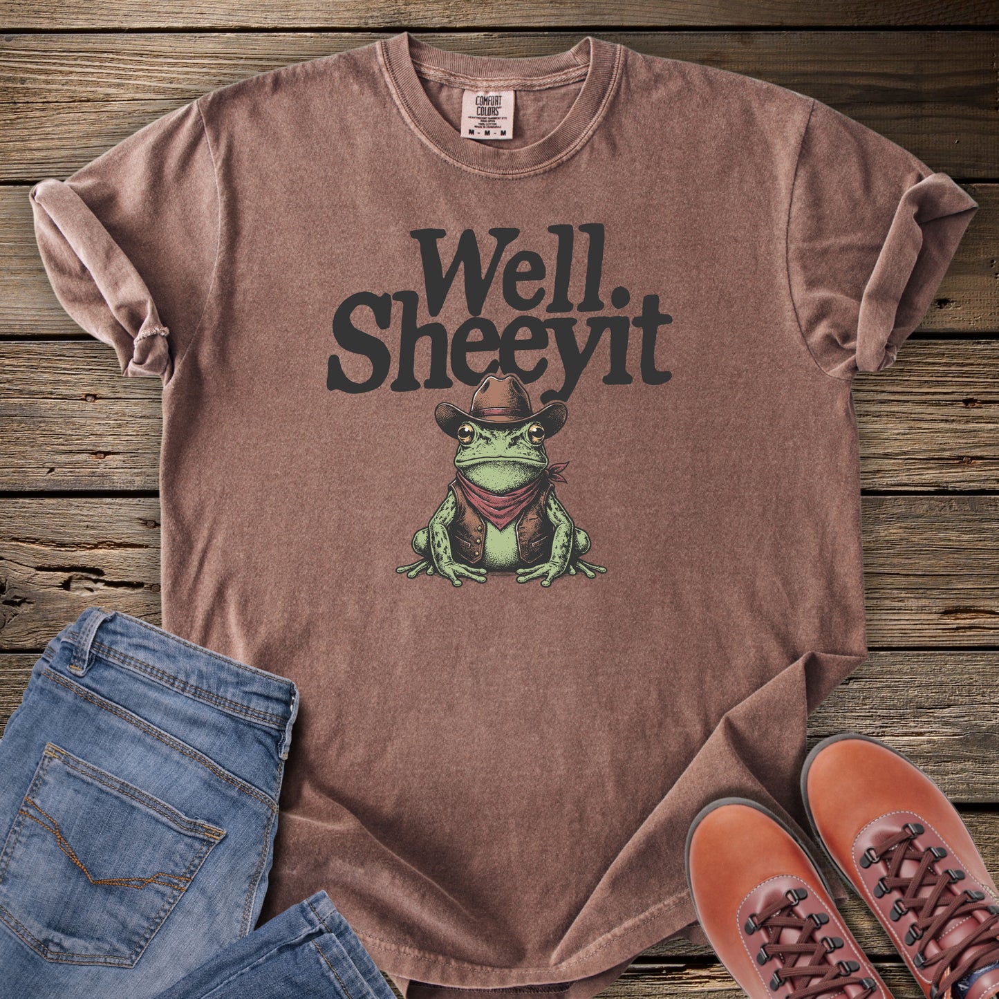 Well, Sheeyit Frog T-Shirt