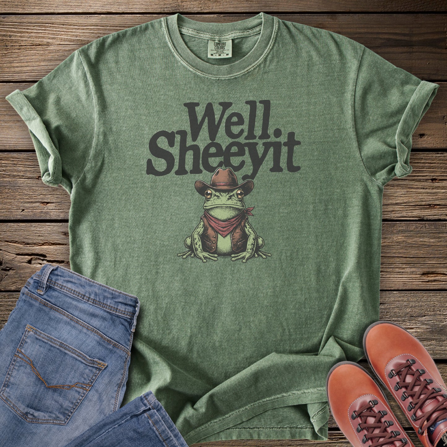 Well, Sheeyit Frog T-Shirt