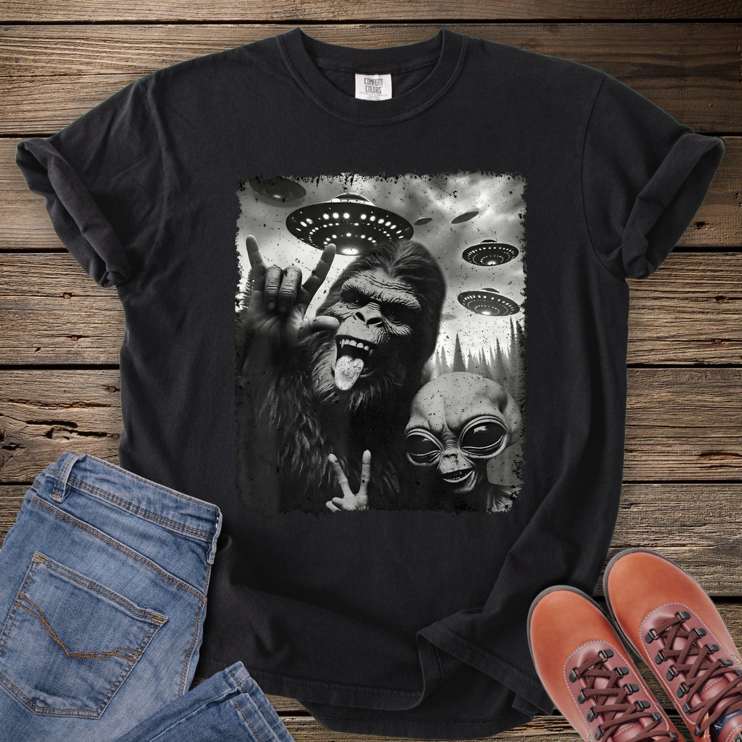 Cryptids Selfie T-Shirt
