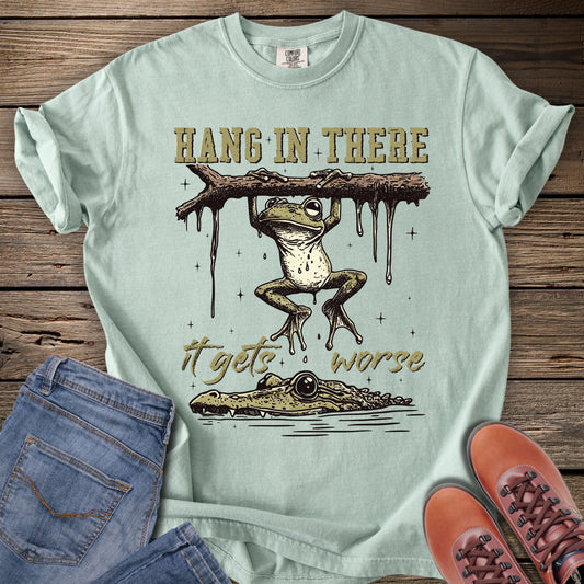Hang in There Frog T-Shirt
