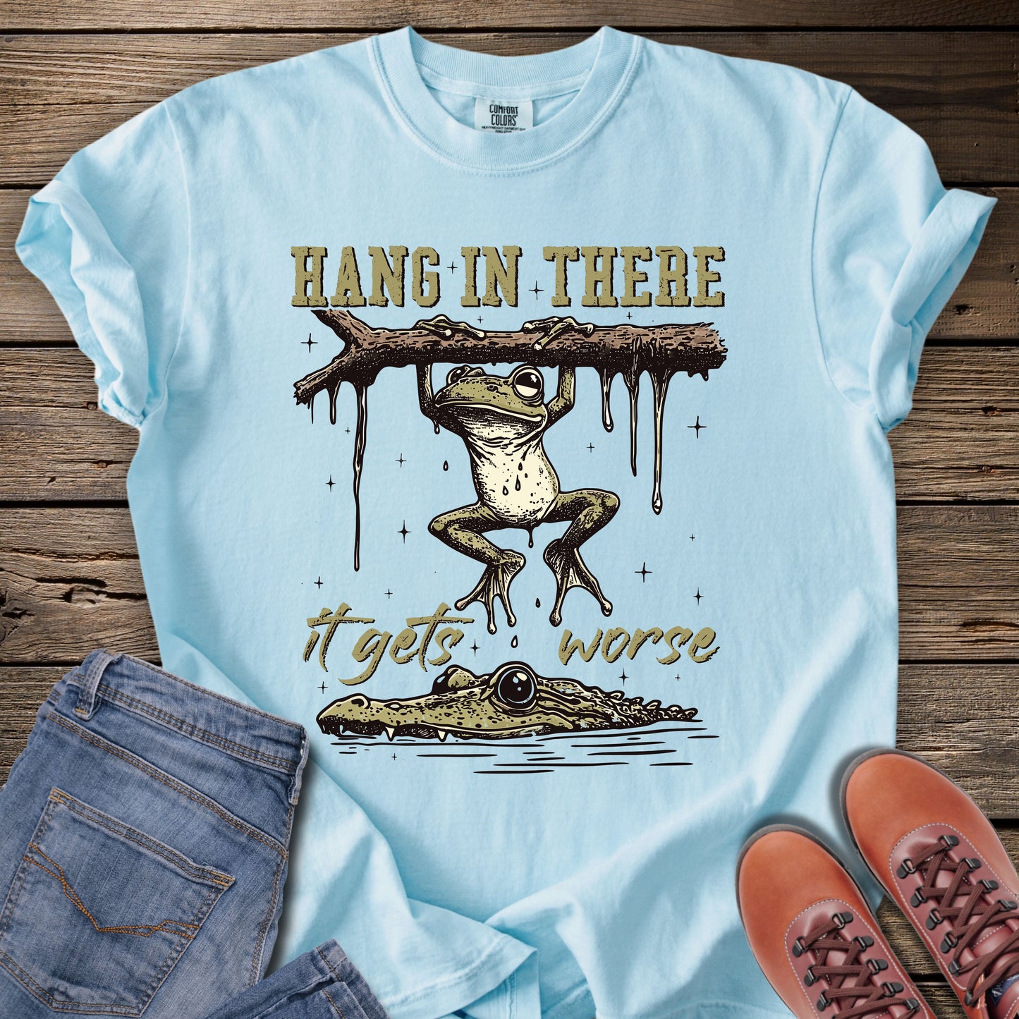 Hang in There Frog T-Shirt