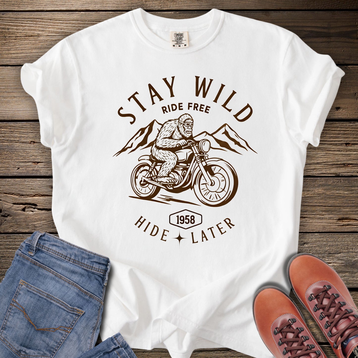 Stay Wild Motorcycle T-Shirt
