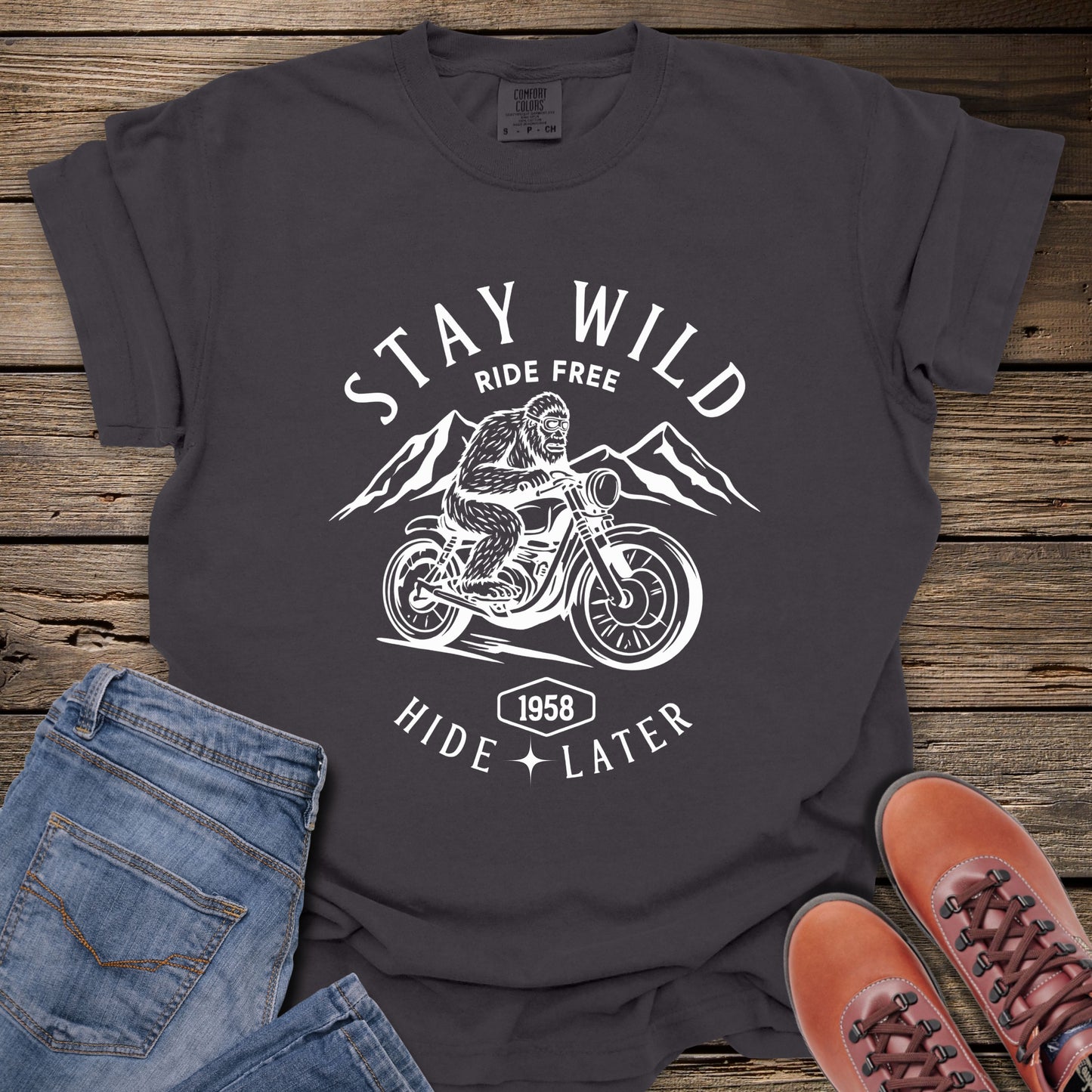 Stay Wild Motorcycle T-Shirt