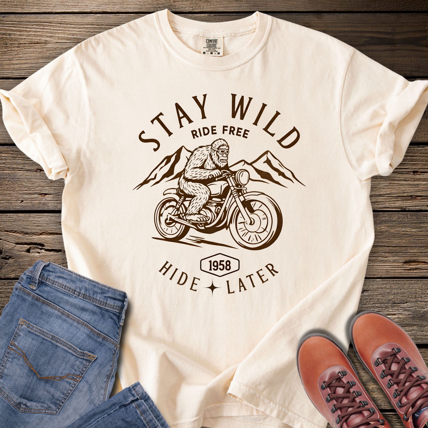 Stay Wild Motorcycle T-Shirt