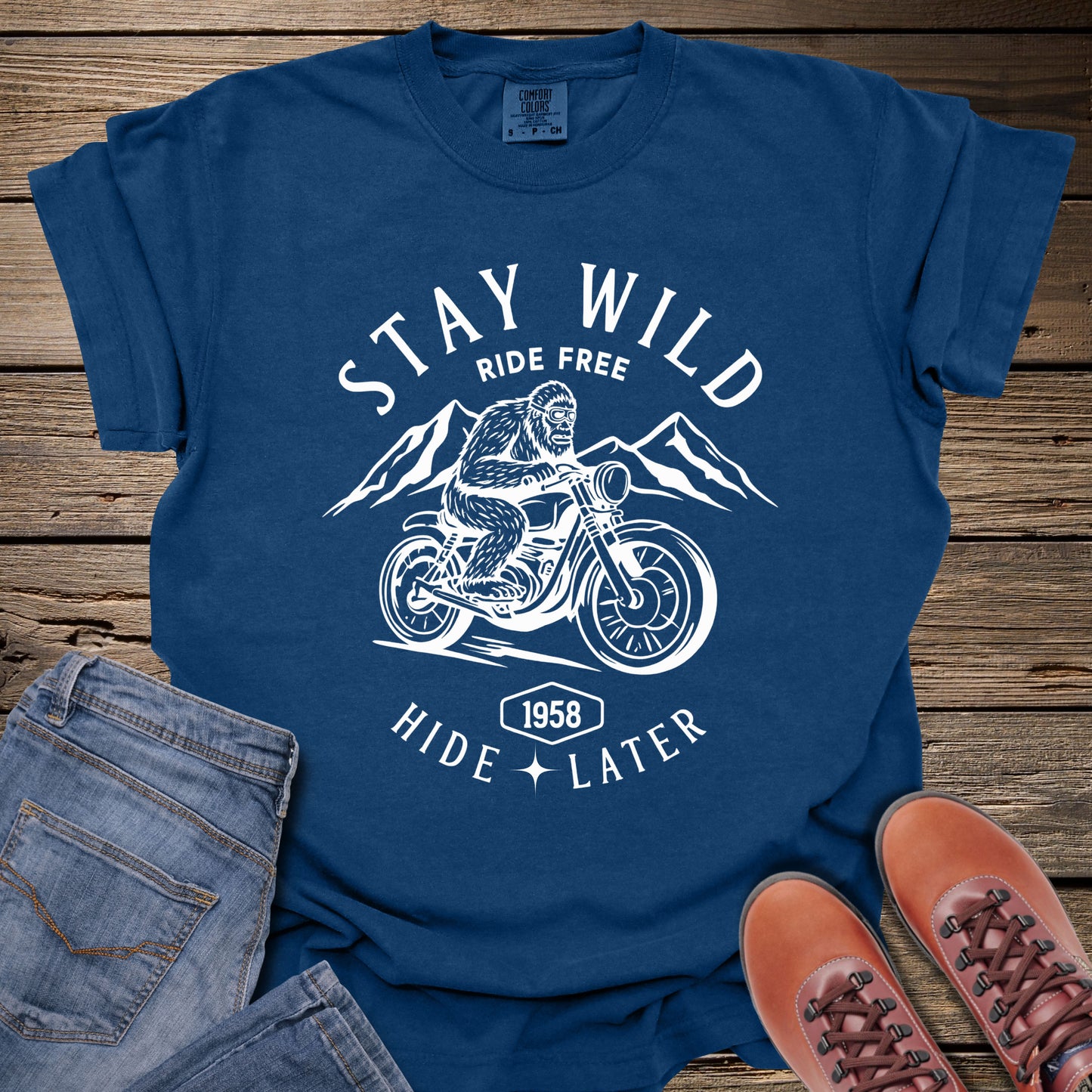Stay Wild Motorcycle T-Shirt