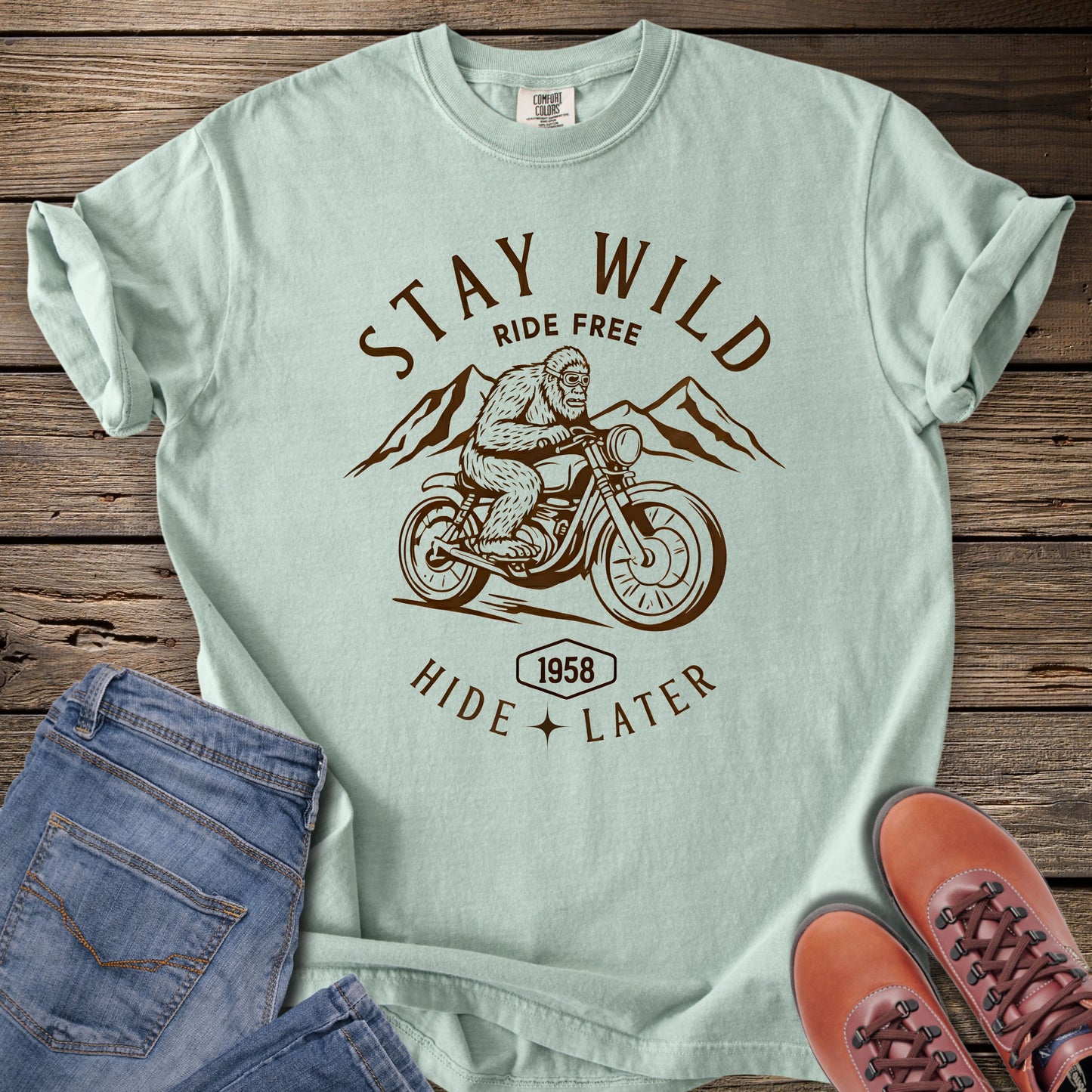 Stay Wild Motorcycle T-Shirt
