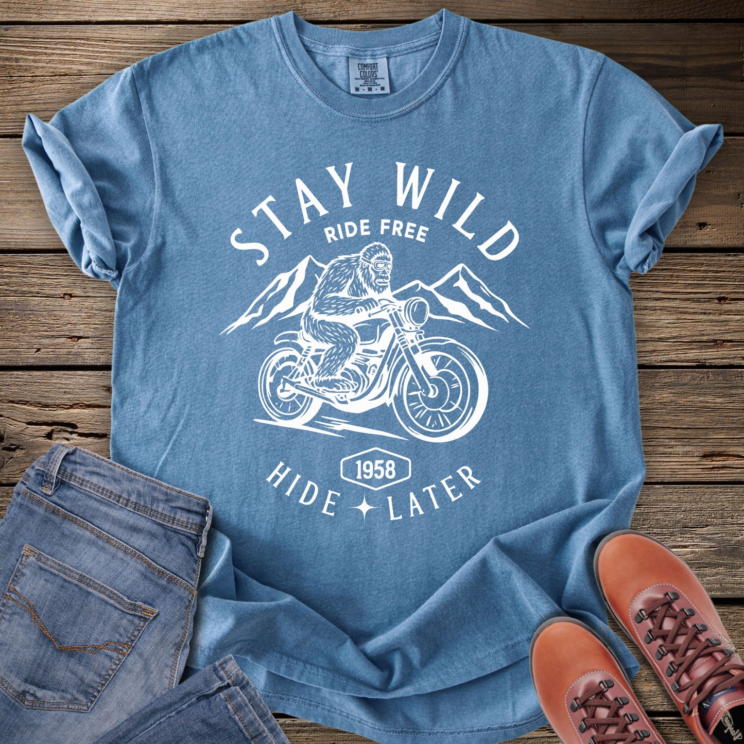 Stay Wild Motorcycle T-Shirt