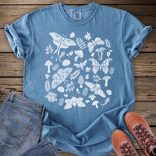 Mushrooms & Moths Botanical T-Shirt