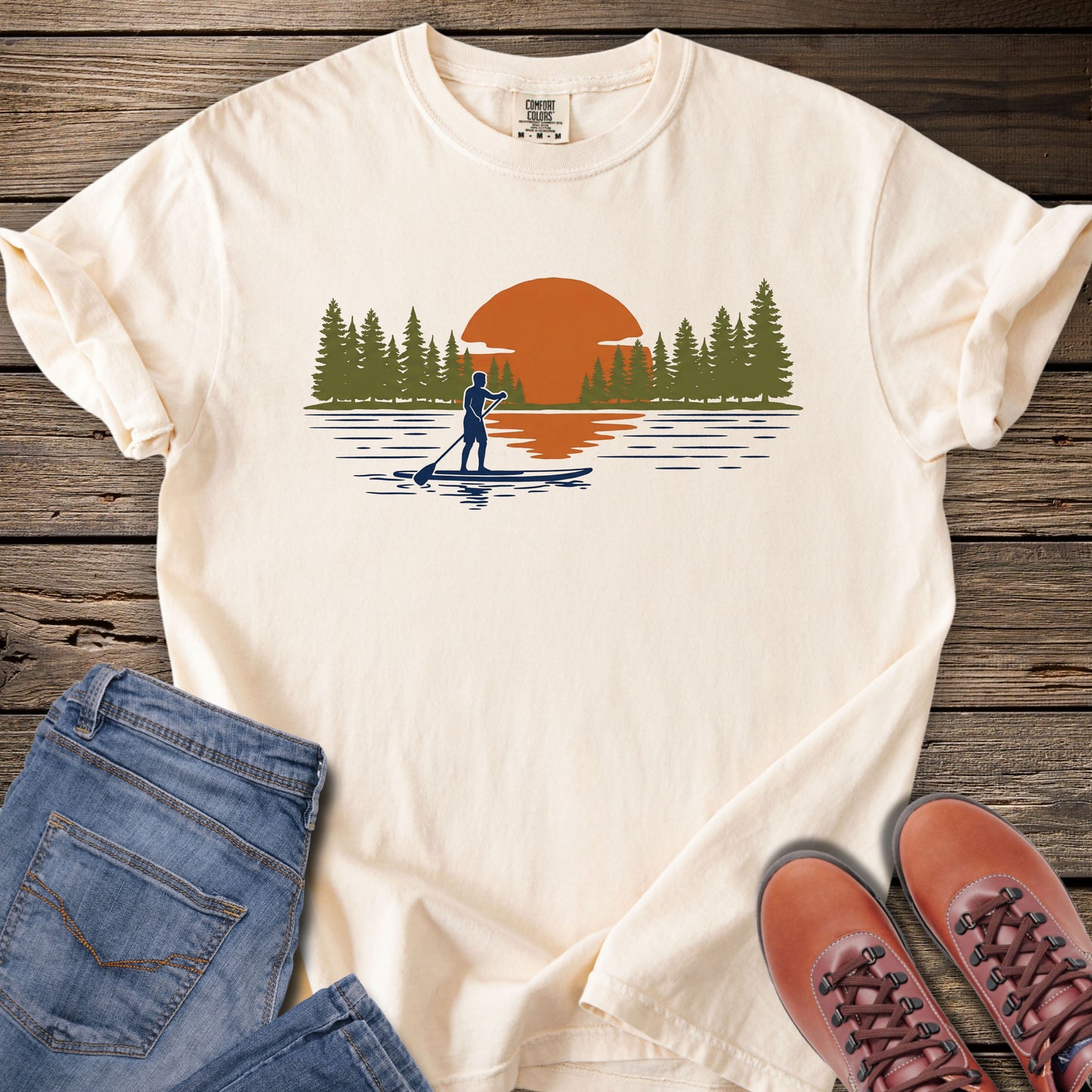 Paddleboard Sunset T-Shirt
