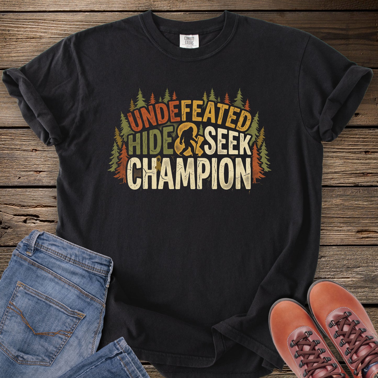 Bigfoot Hide & Seek Champion T-Shirt