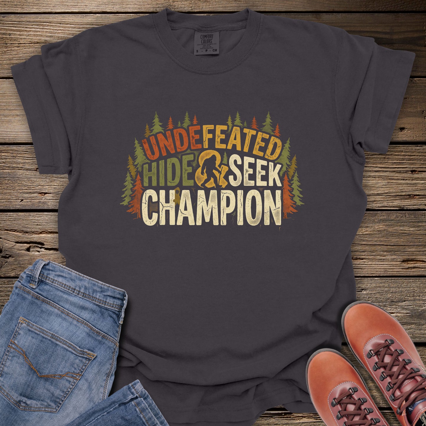 Bigfoot Hide & Seek Champion T-Shirt