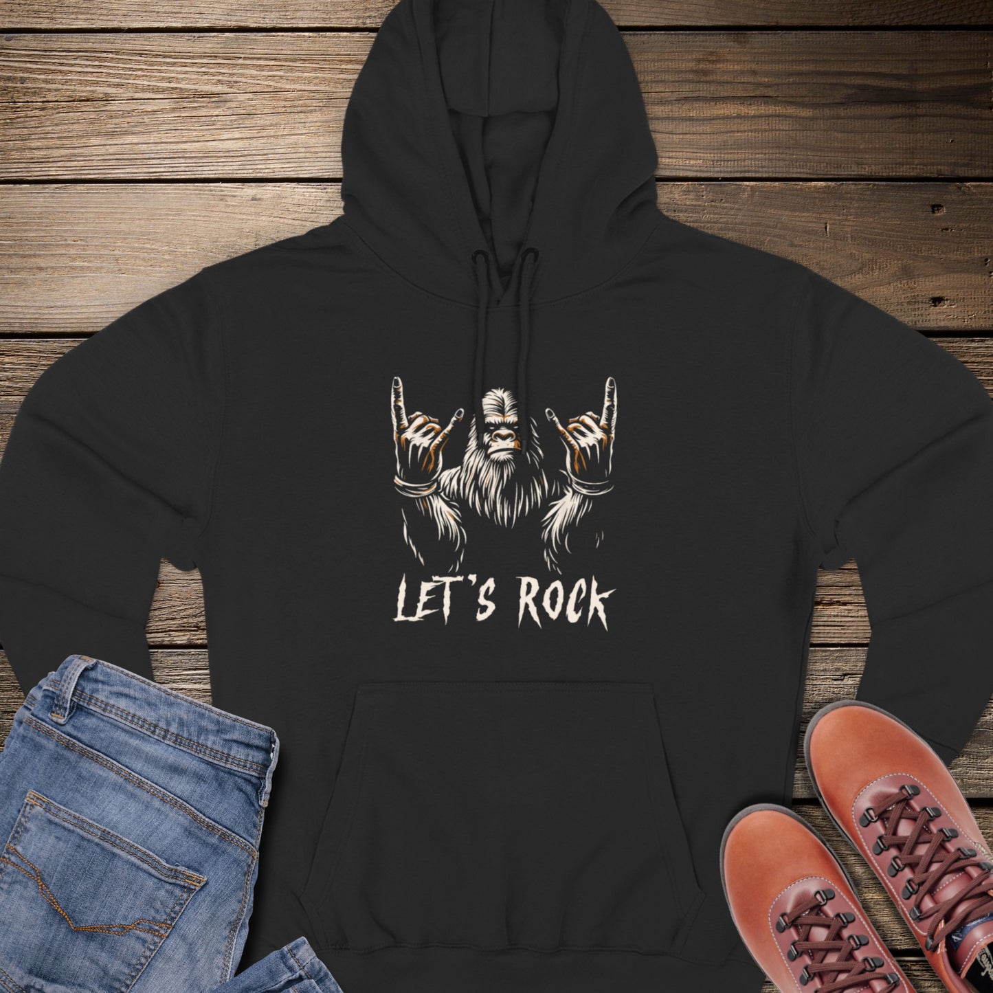 Bigfoot Let's Rock Premium Line Hoodie