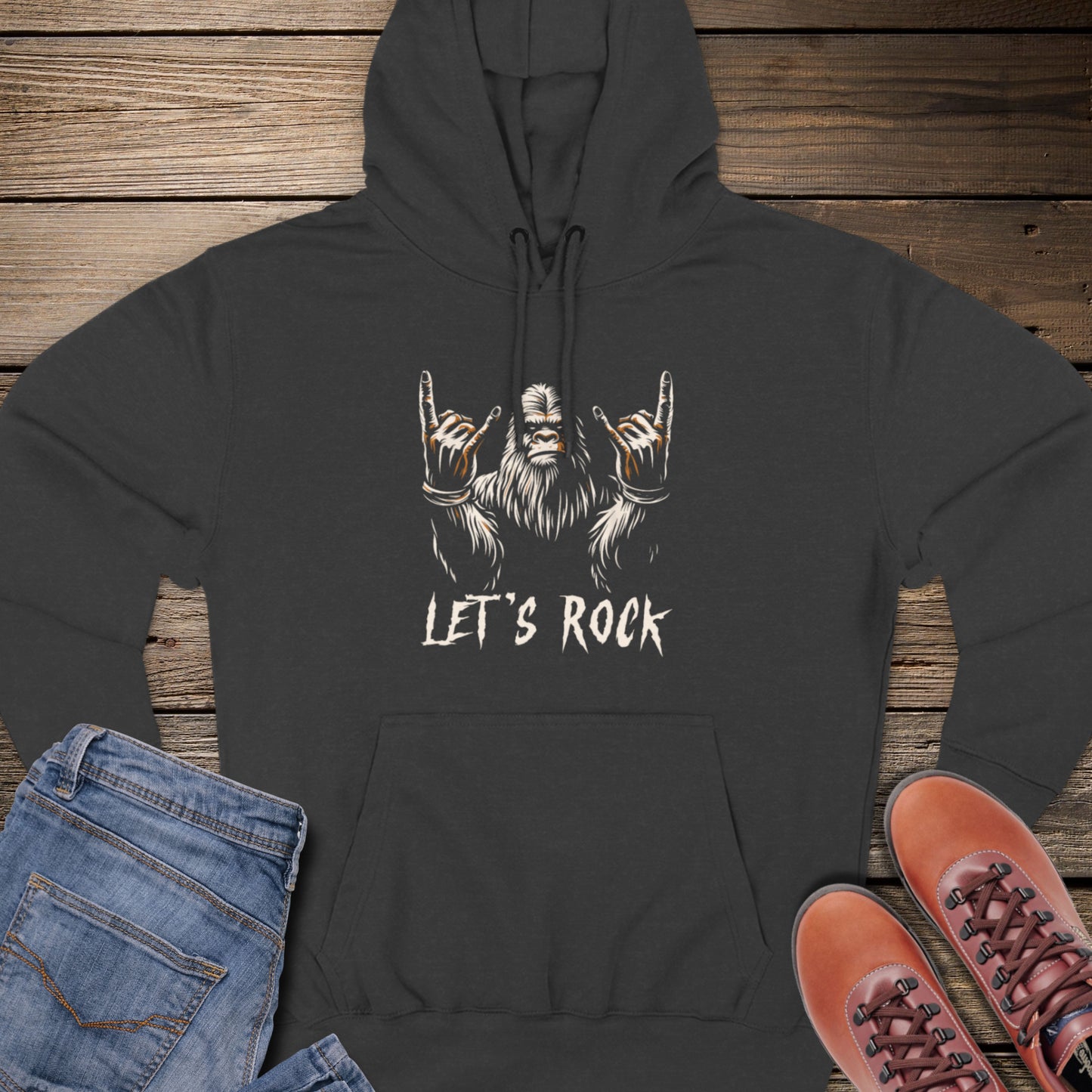 Bigfoot Let's Rock Premium Line Hoodie