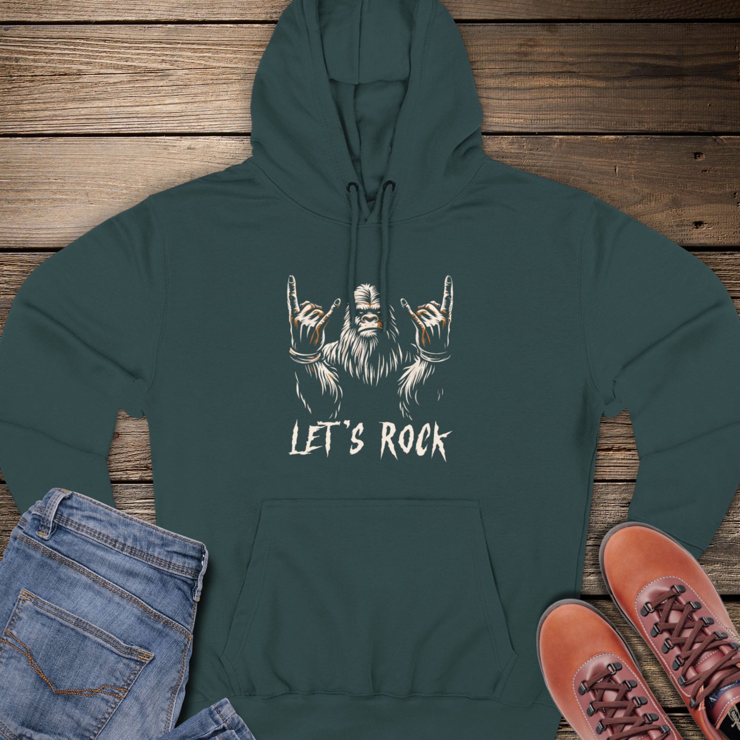 Bigfoot Let's Rock Premium Line Hoodie