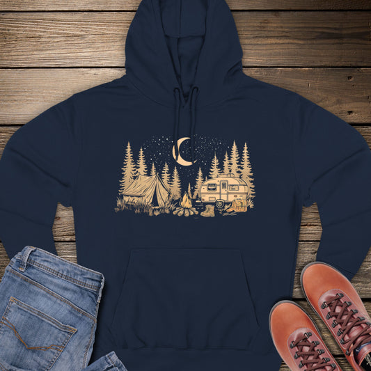 Camping Night Premium Hoodie