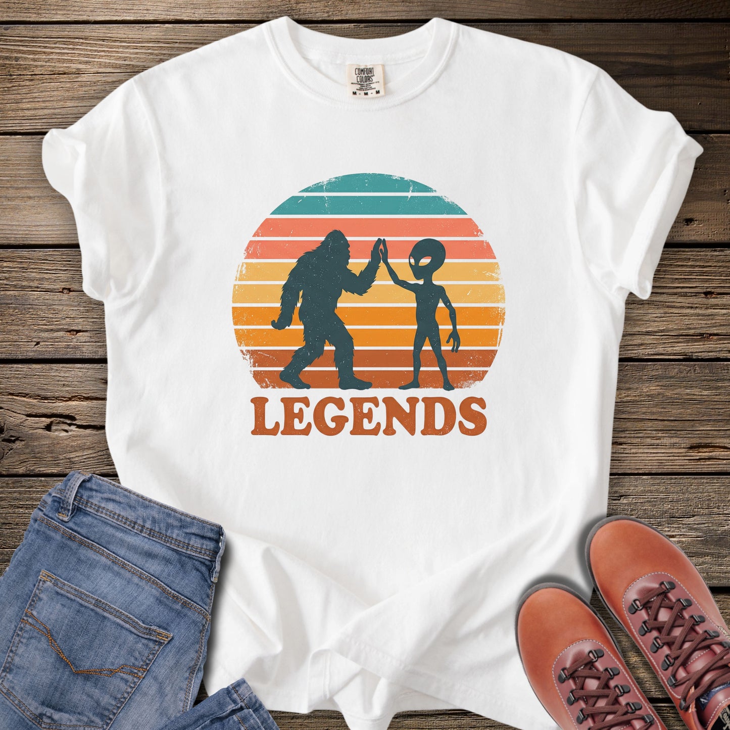 Legends Bigfoot & Alien T-Shirt
