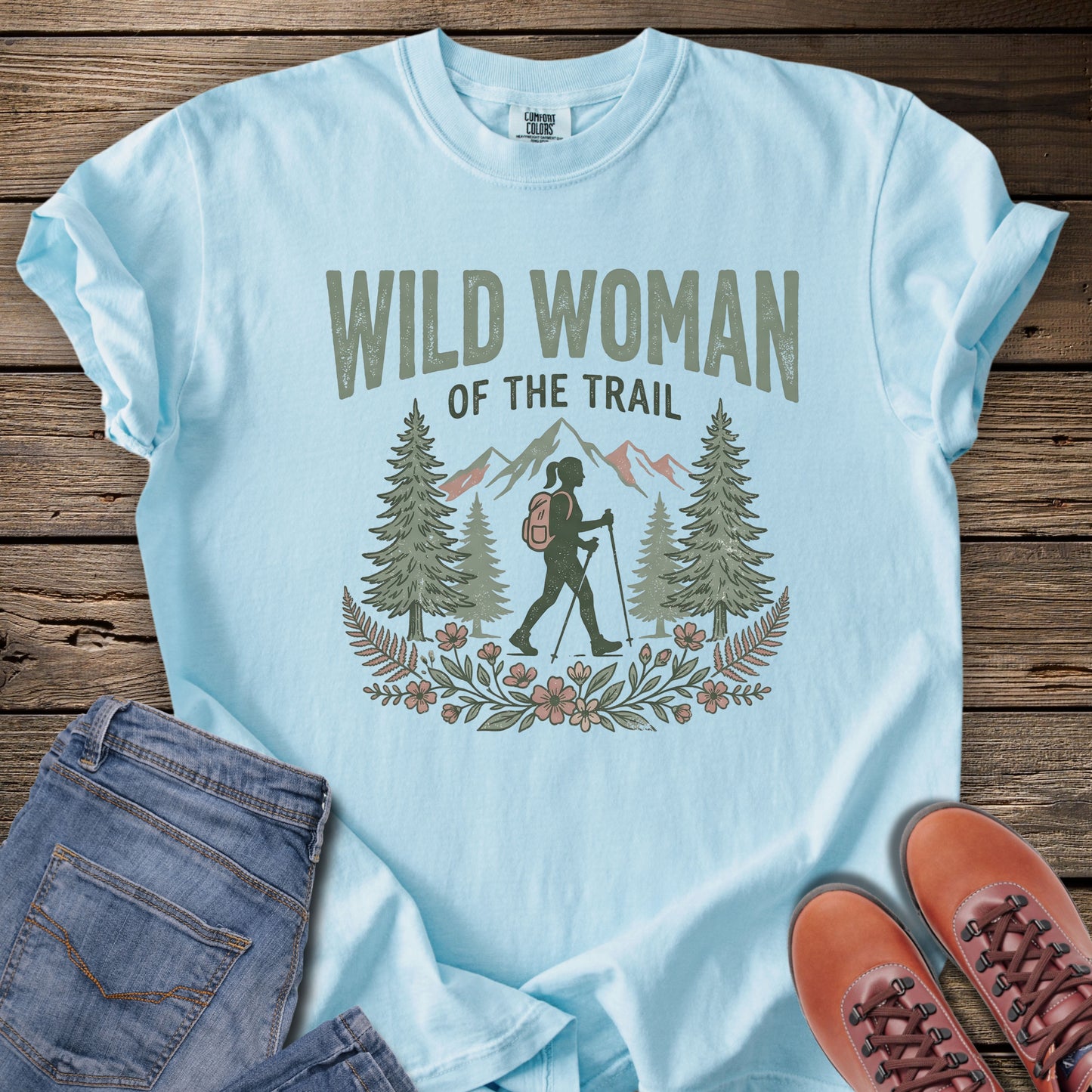 Wild Woman of the Trail T-Shirt