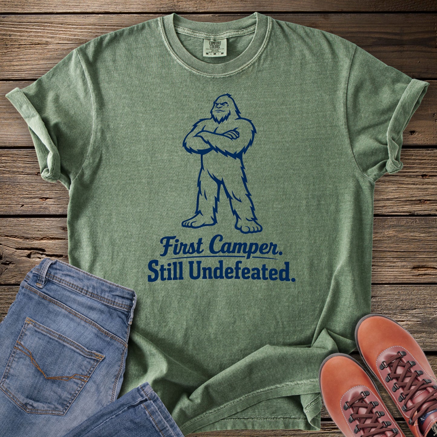 First Camper, Still Undefeated T-Shirt
