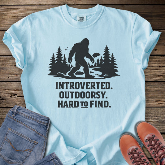 Introverted Outdoorsy Bifgoot T-Shirt