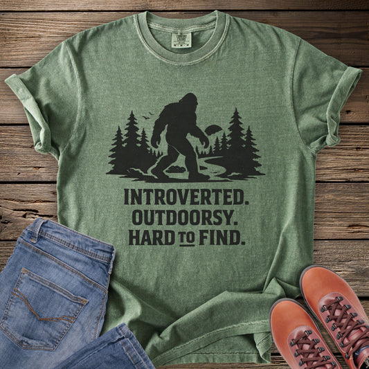 Introverted Outdoorsy Bifgoot T-Shirt