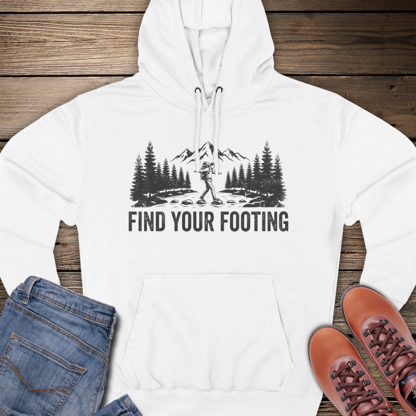 Find Your Footing Premium Hoodie