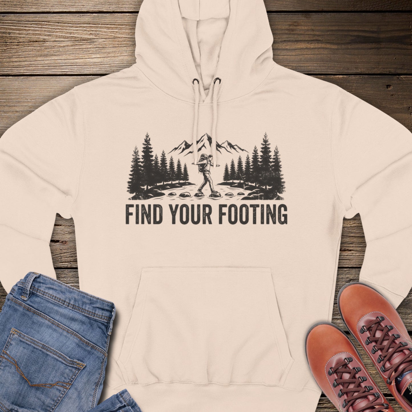 Find Your Footing Premium Hoodie