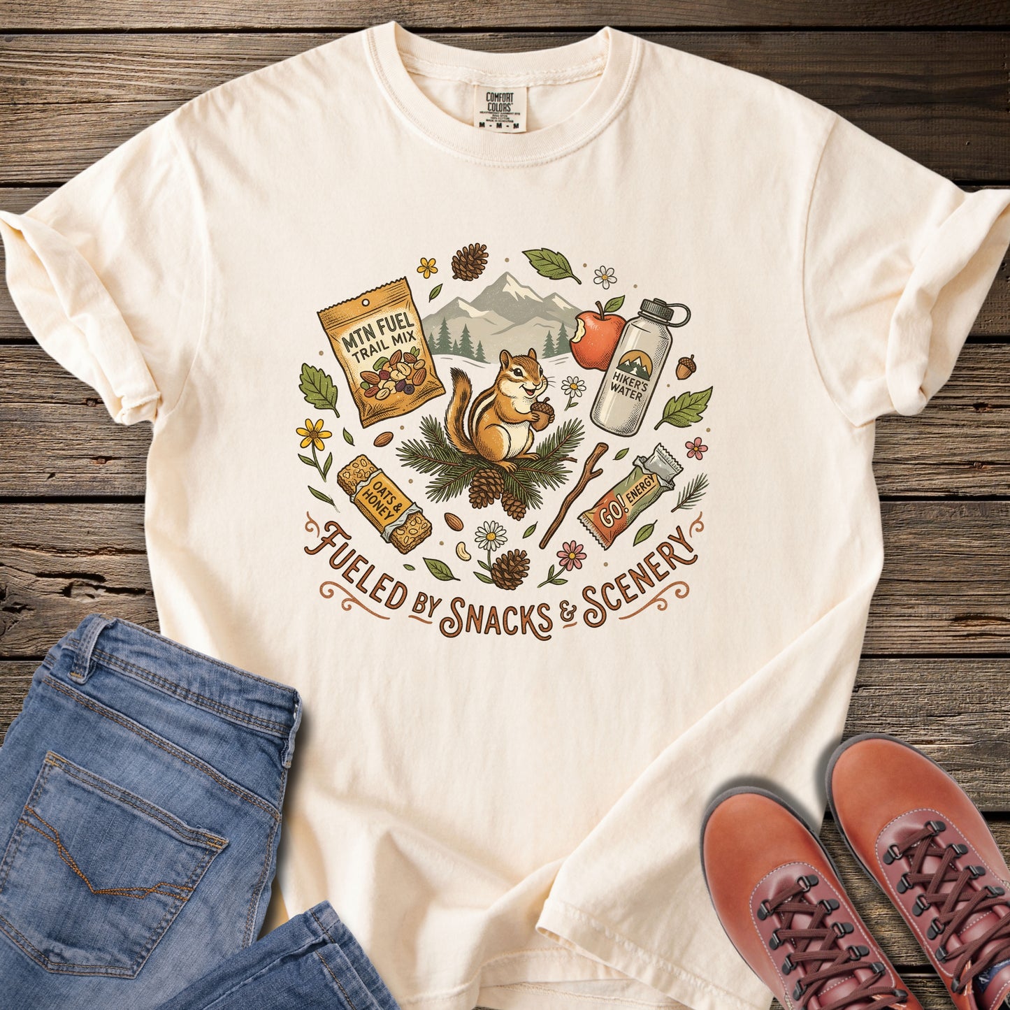 Fueled by Snacks & Scenery T-Shirt