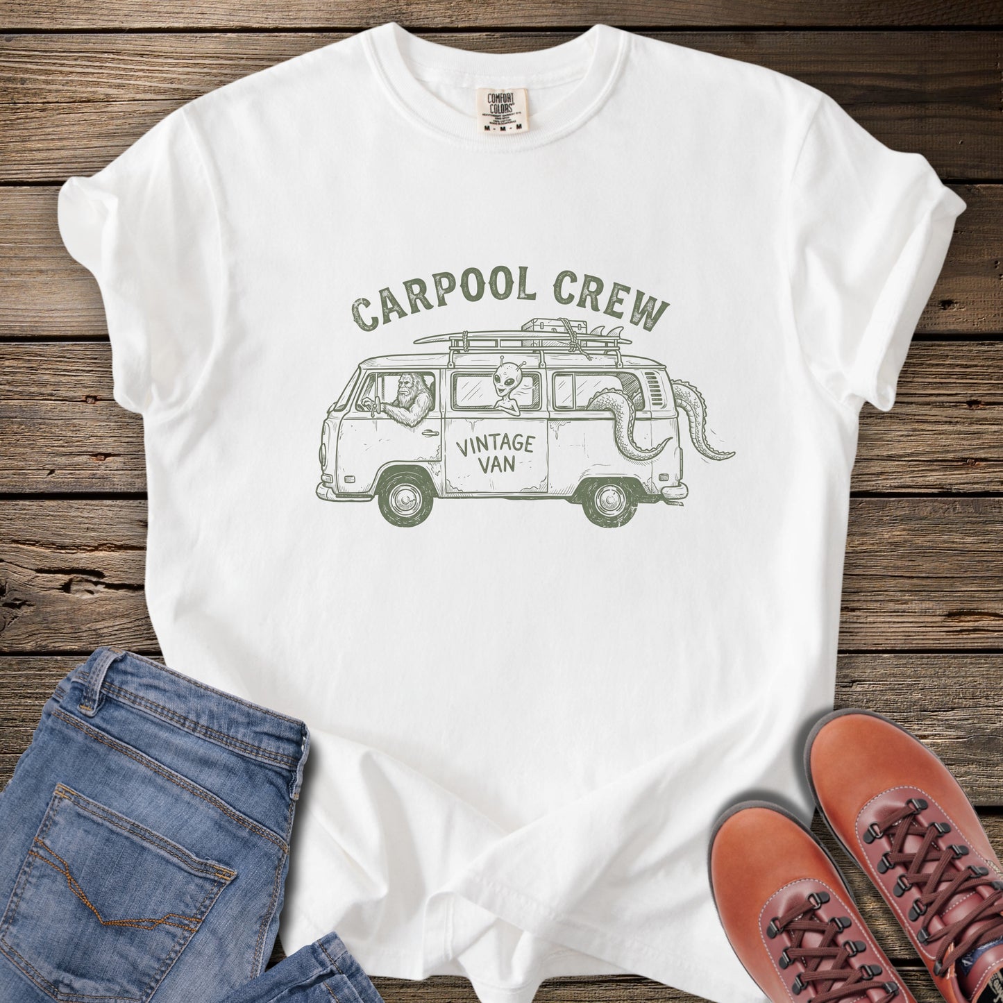 Carpool Crew Cryptid T-Shirt