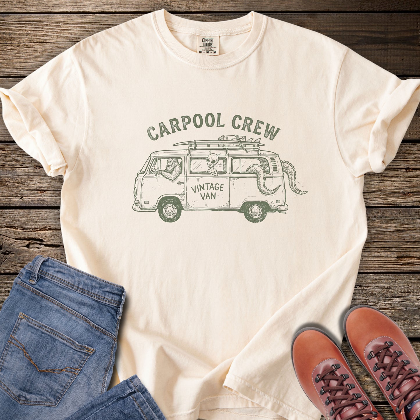 Carpool Crew Cryptid T-Shirt