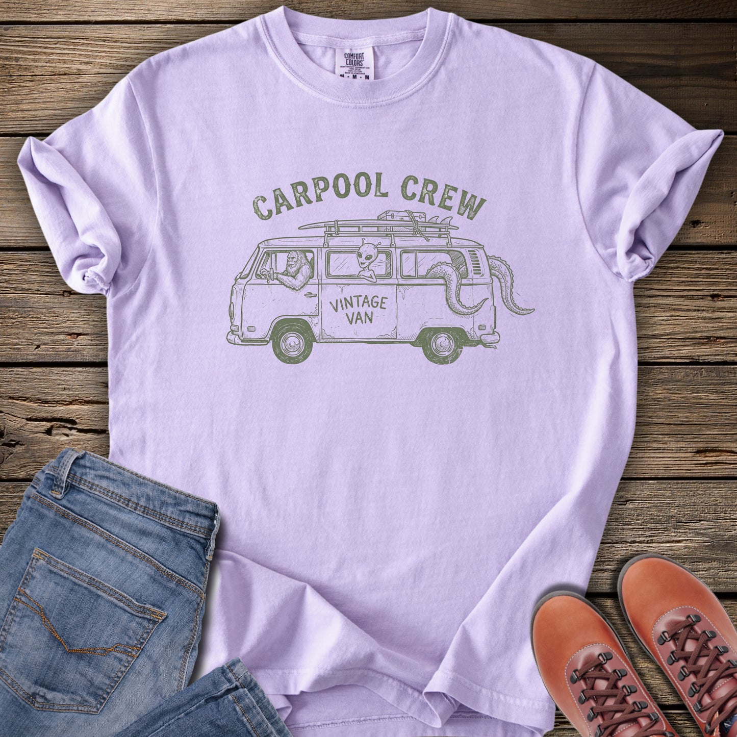 Carpool Crew Cryptid T-Shirt