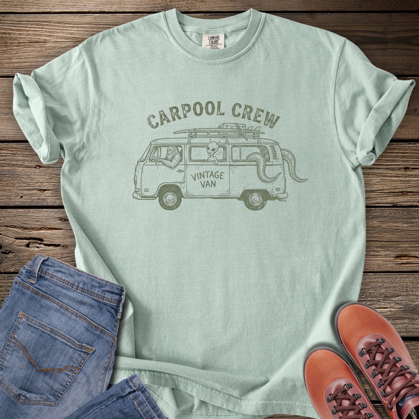Carpool Crew Cryptid T-Shirt