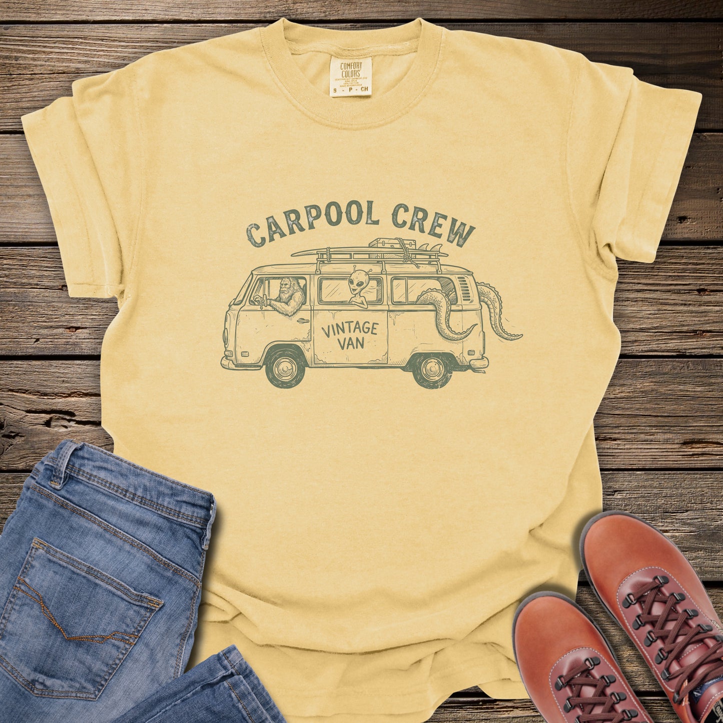 Carpool Crew Cryptid T-Shirt