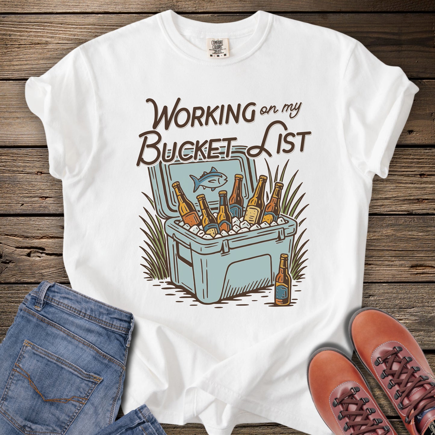 Working On My Bucket List T-Shirt