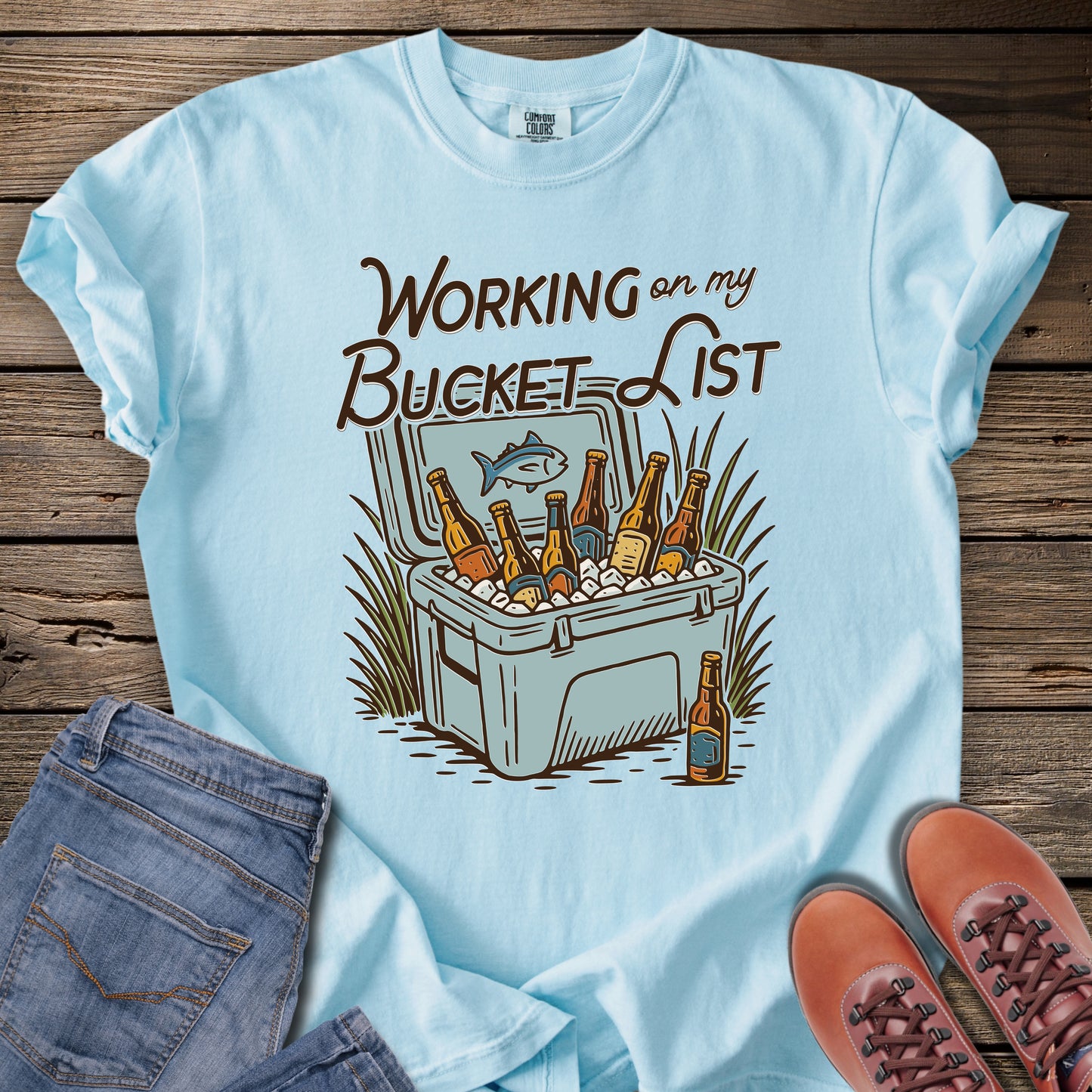 Working On My Bucket List T-Shirt