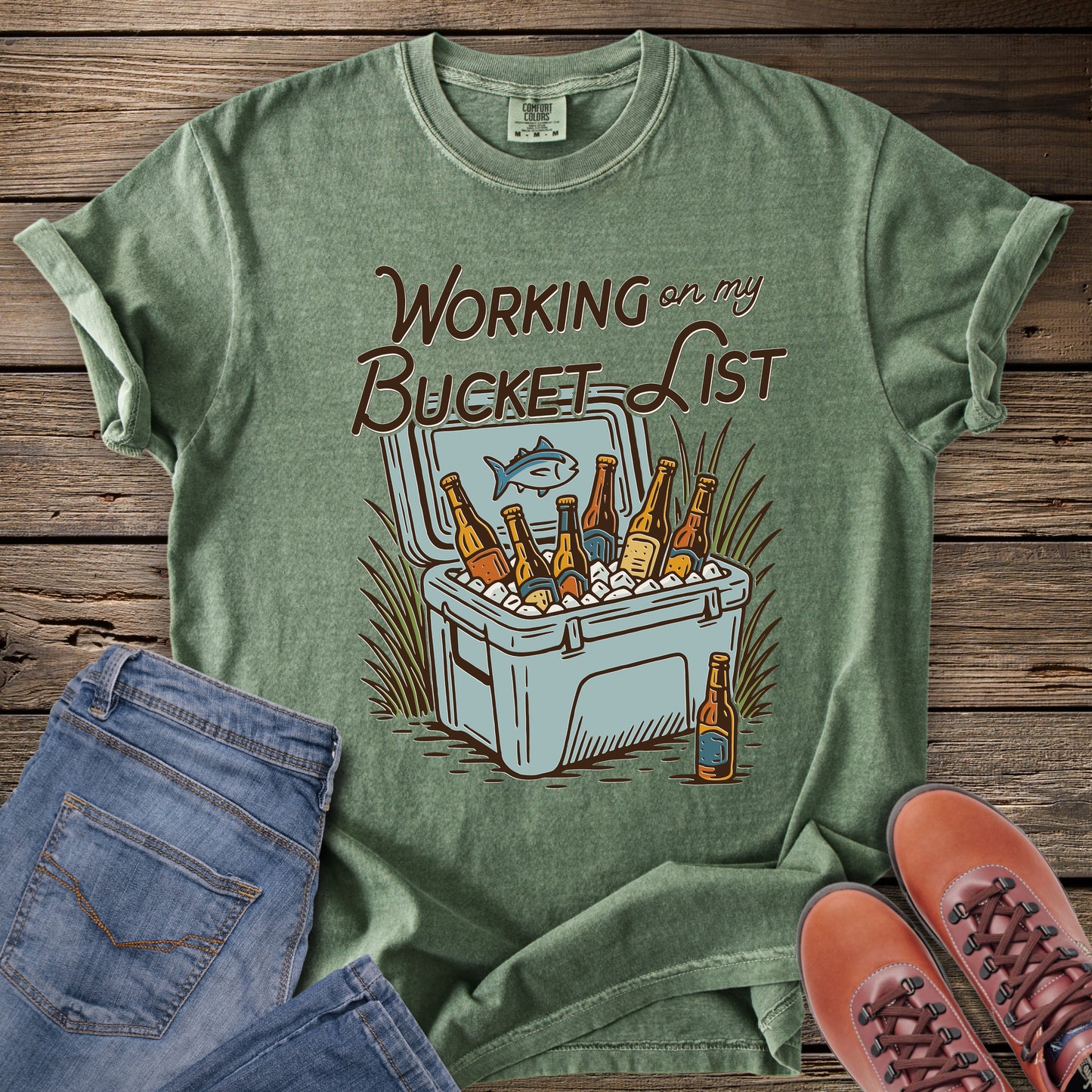 Working On My Bucket List T-Shirt