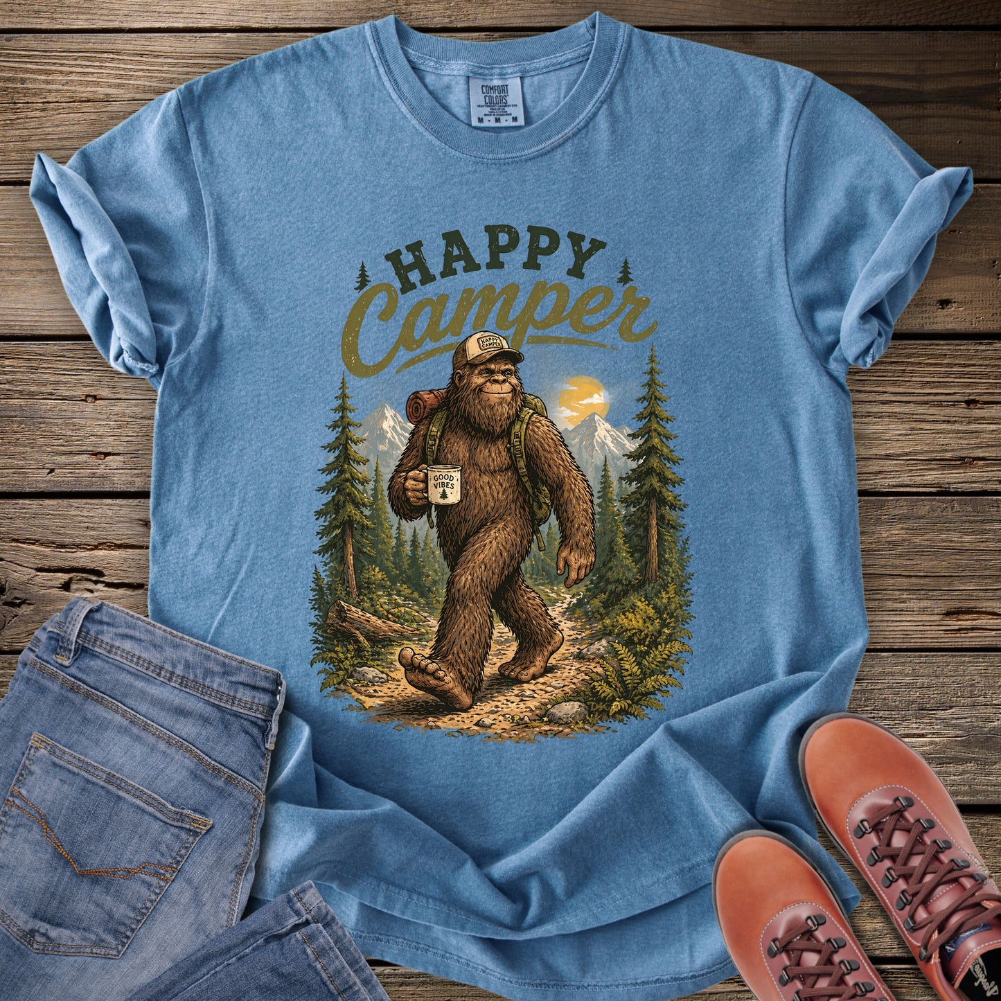 Happy Camper Sasquatch T-Shirt